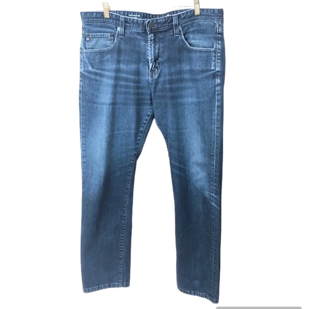 AG ADRIANO GOLDSCHMIED Men’s Jeans straight leg, size 36, medium wash - Picture 2 of 16